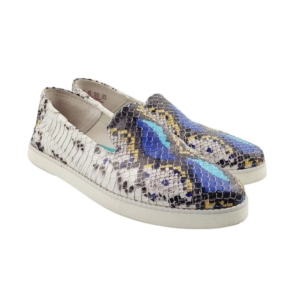 Franco Sarto Women's Snakeskin Iconic2 Sneaker‎ - Size 8.5